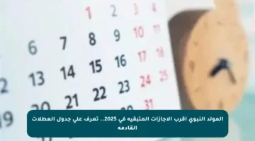 المولد النبوي أقرب الإجازات المتبقية في 2025.. تعرف على جدول العطلات القادمة
